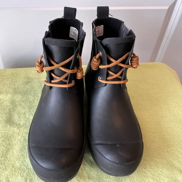 Sperry Walker Steam black rain boots. Size 7 - Picture 5 of 15